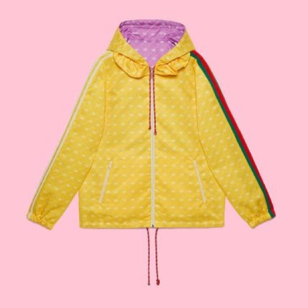 NWOT GUCCI x ADIDAS REVERSIBLE JACKET IN PURPLE - Picture 5 of 13